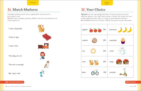 The Essential Homeschool Kindergarten Workbook