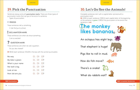 The Essential Homeschool Kindergarten Workbook