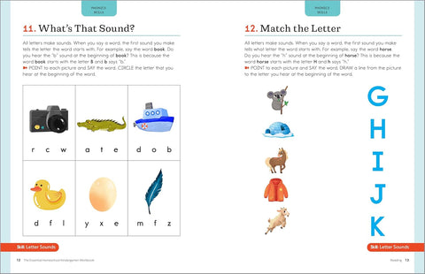 The Essential Homeschool Kindergarten Workbook