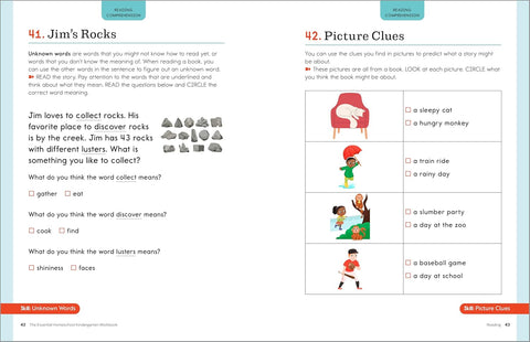 The Essential Homeschool Kindergarten Workbook