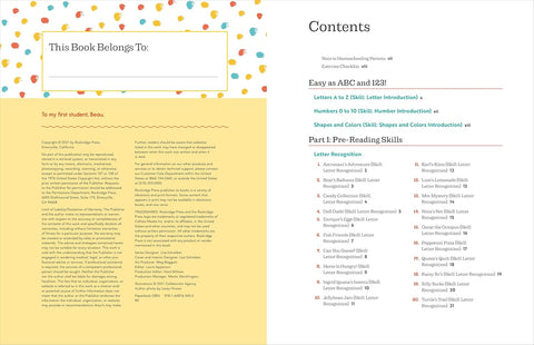 The Essential Homeschool Preschool and Pre-K Workbook