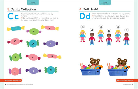 The Essential Homeschool Preschool and Pre-K Workbook