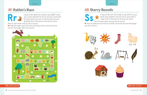 The Essential Homeschool Preschool and Pre-K Workbook