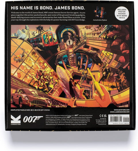 The World of James Bond 1000 Piece Jigsaw Puzzle