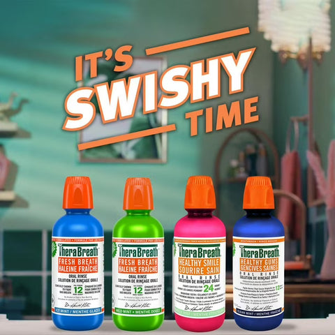 TheraBreath Fresh Breath Oral Rinse - Mild Mint(473mL)