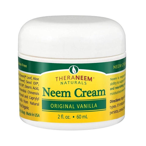 Expires March 2026 Clearance Theraneem Naturals Neem Cream Original Vanilla 60mL