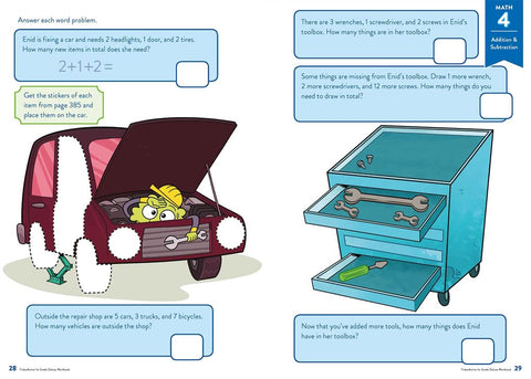 TinkerActive 1st Grade 3-in-1 Workbook