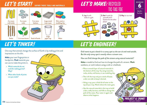 TinkerActive 2nd Grade 3-in-1 Workbook