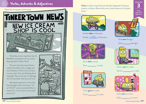 TinkerActive 2nd Grade 3-in-1 Workbook