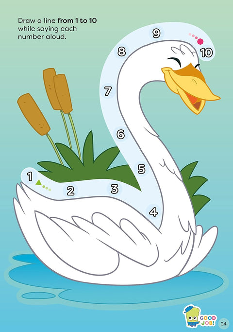 TinkerActive Early Skills Math Workbook Ages 3+