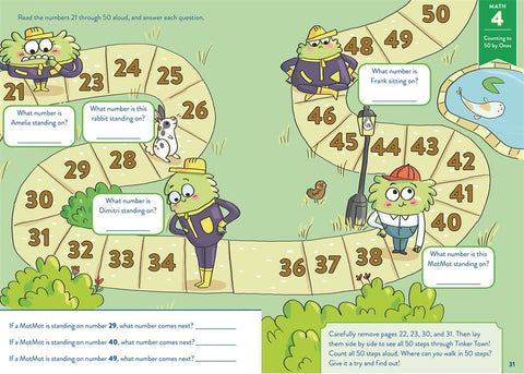 TinkerActive Kindergarten 3-in-1 Workbook