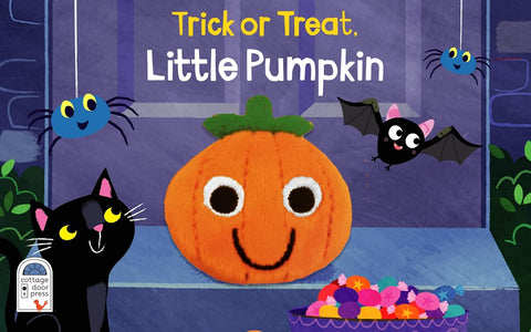 Trick or Treat, Little Pumpkin Puppet Book by Rosa Von Feder