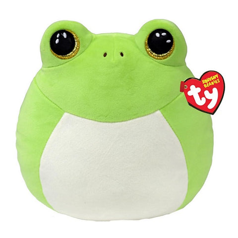 Ty Squishy Beanie Snapper Green Frog 14 Inch