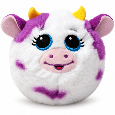 Ty Beanie Babies Bouncers Daisy the Purple Cow Plush Toy - Yeswellness.com