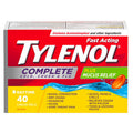 Expires March 2026 Clearance Tylenol Complete Cough Cold Flu Liquid Gel 40