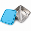 U-Konserve Stainless Steel Divided To-Go Container Sky Blue 50 oz - Yeswellness.com