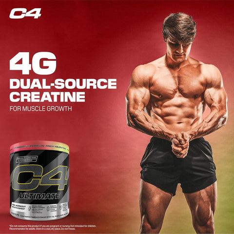 Cellucor C4 Ultimate Strawberry Watermelon Pre Workout Powder 20 Servings 372g