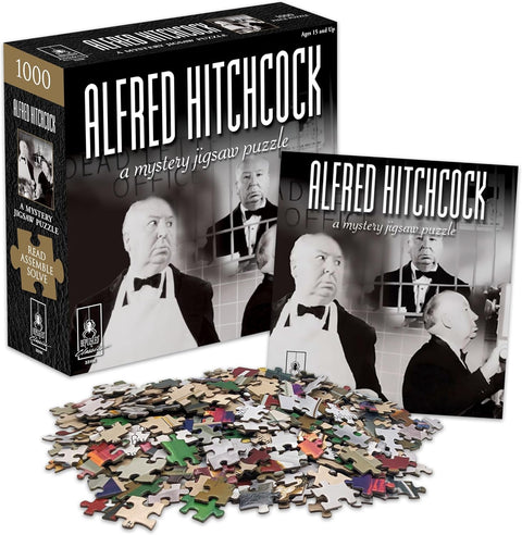 University Games Alfred Hitchcock Mystery Jigsaw Puzzle 1000pcs