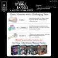 University Games Death on the Istanbul Express Mystery Jigsaw Puzzle 1000pcs