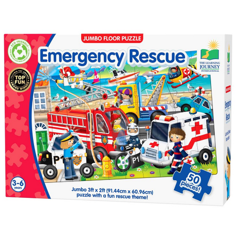 University Games Emergency Rescue Jumbo Floor Puzzle