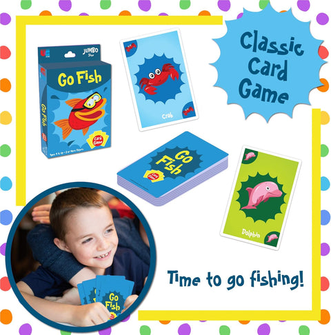 University Games Go Fish Card Game Jumbo Size