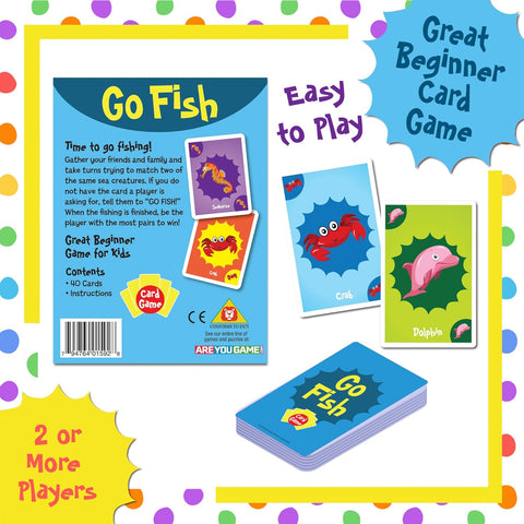 University Games Go Fish Card Game Jumbo Size