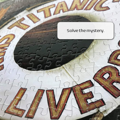 University Games Murder on the Titanic Mystery Jigsaw Puzzle 1000pcs