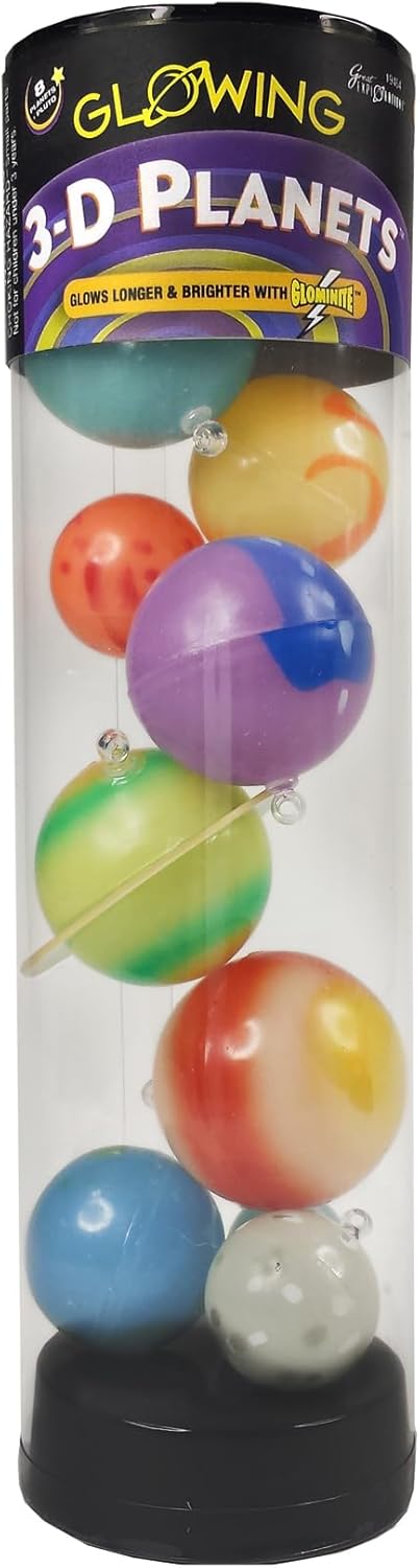 University Games 3D Glow in the Dark Planets in a Tube