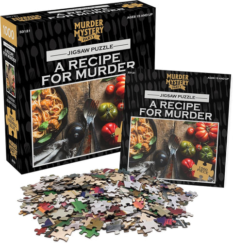 University Games A Recipe for Murder Mystery Jigsaw Puzzle 1000pcs
