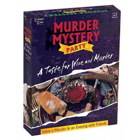 University Games A Taste for Wine and Murder - Murder Mystery Party