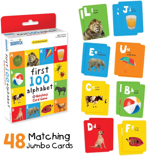 University Games Briarpatch First 100 Alphabet Matching Card Game