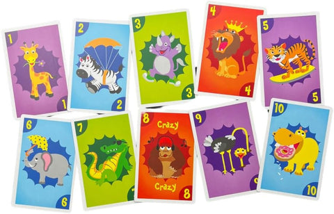 University Games Crazy 8s Card Game Jumbo Size