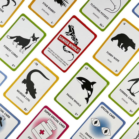 University Games Danger Noodle Avoiding Snakes Card Game