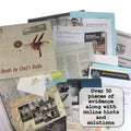 University Games Death by Chef's Knife Case Files Murder Mystery Party