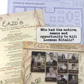 University Games Death by Chef's Knife Case Files Murder Mystery Party