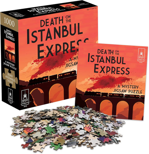University Games Death on the Istanbul Express Mystery Jigsaw Puzzle 1000pcs