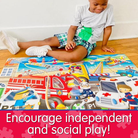 University Games Emergency Rescue Jumbo Floor Puzzle