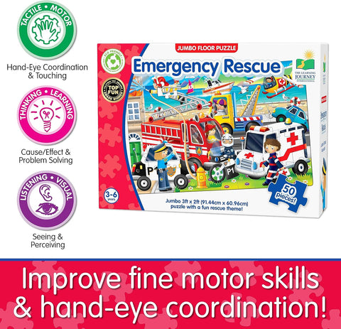 University Games Emergency Rescue Jumbo Floor Puzzle
