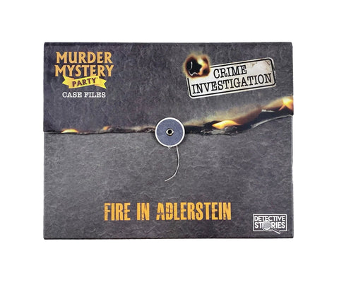 University Games Fire in Adlerstein Case Files Murder Mystery Party