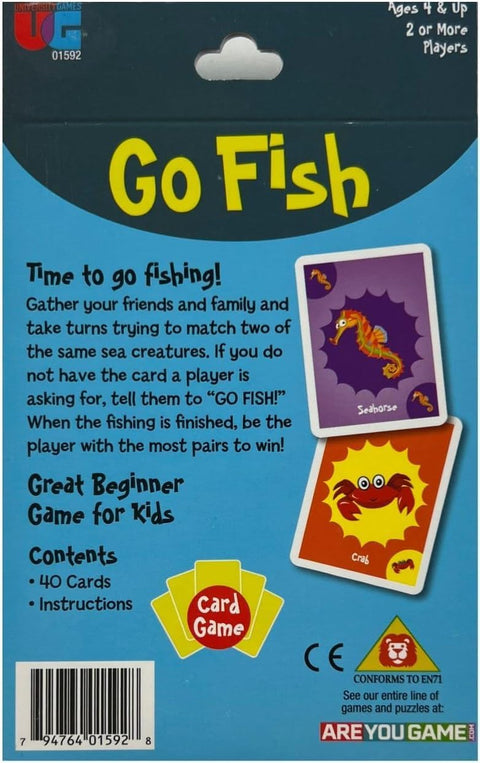 University Games Go Fish Card Game Jumbo Size