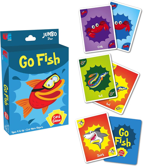 University Games Go Fish Card Game Jumbo Size
