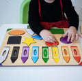 University Games Lift & Learn Puzzle - Colors & Shapes