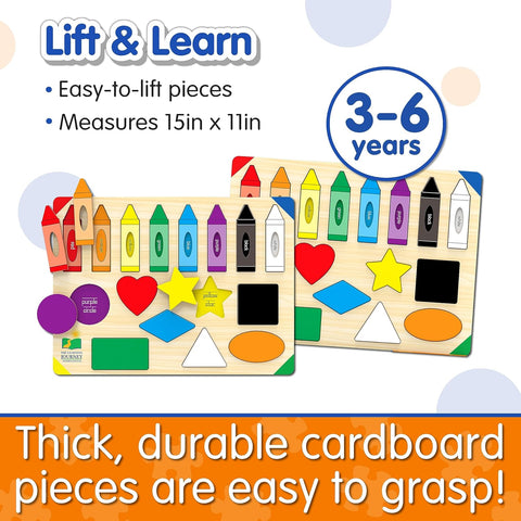 
University Games Lift & Learn Puzzle - Colors & Shapes