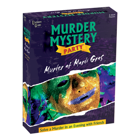 University Games Murder at Mardi Gras Murder Mystery Party