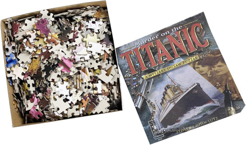 University Games Murder on the Titanic Mystery Jigsaw Puzzle 1000pcs