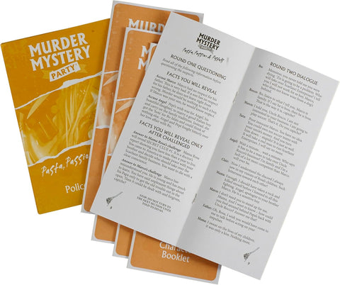 University Games Pasta, Passion & Pistols Murder Mystery Party