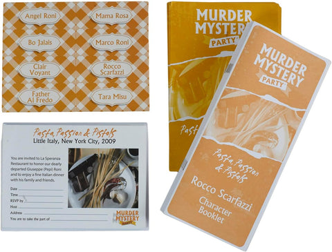 University Games Pasta, Passion & Pistols Murder Mystery Party