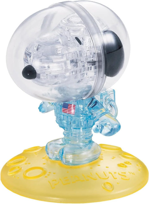 University Games Peanuts Snoopy Astronaut Original 3D Crystal Puzzle