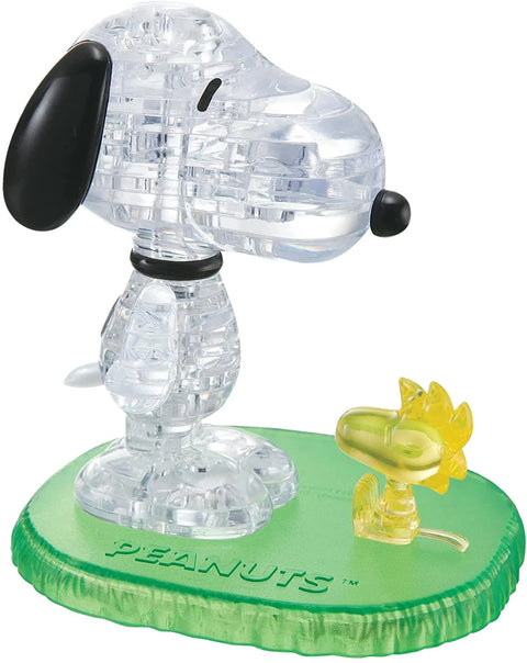University Games Peanuts Snoopy & Woodstock Original 3D Crystal Puzzle