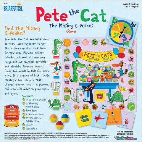 University Games Pete The Cat - The Missing Cupcakes Game